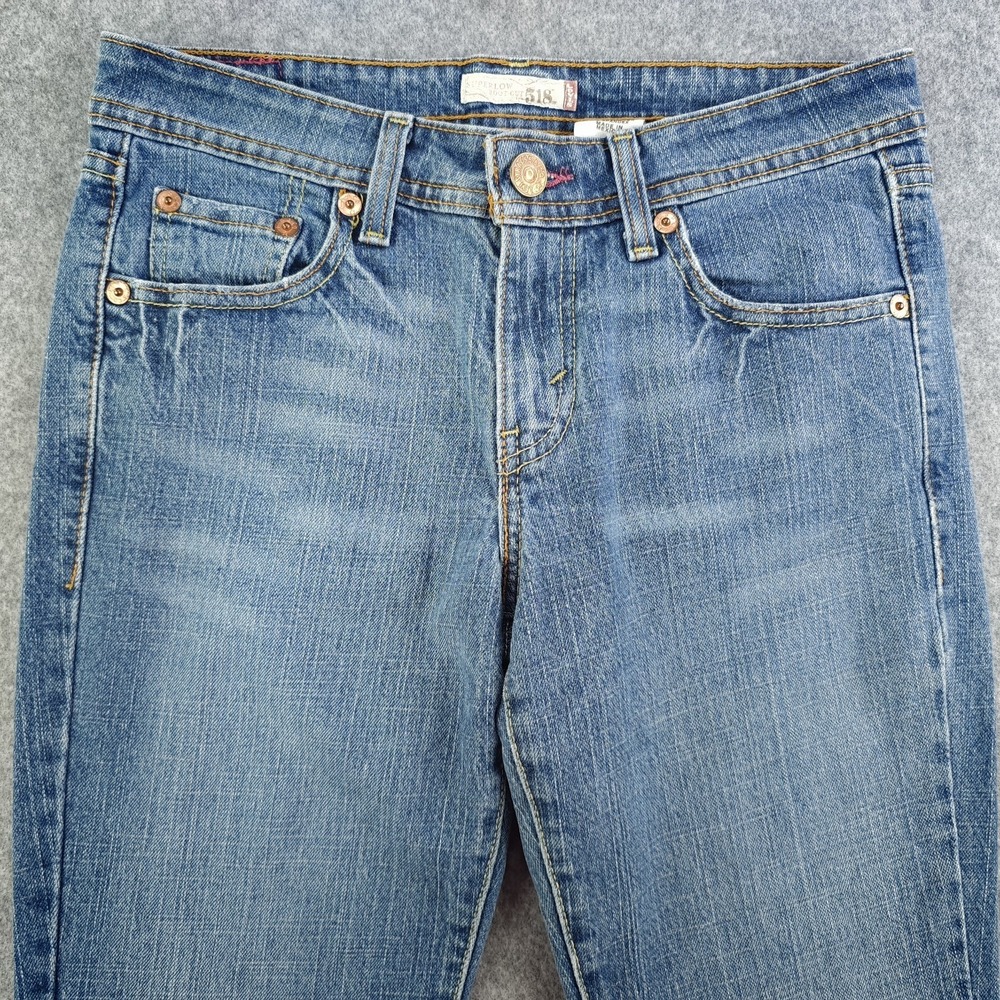Levis 518 Superlow Bootcut Jeans Women's 7L 31x32 Mid Rise Vintage Y2k Medium - Picture 5 of 15